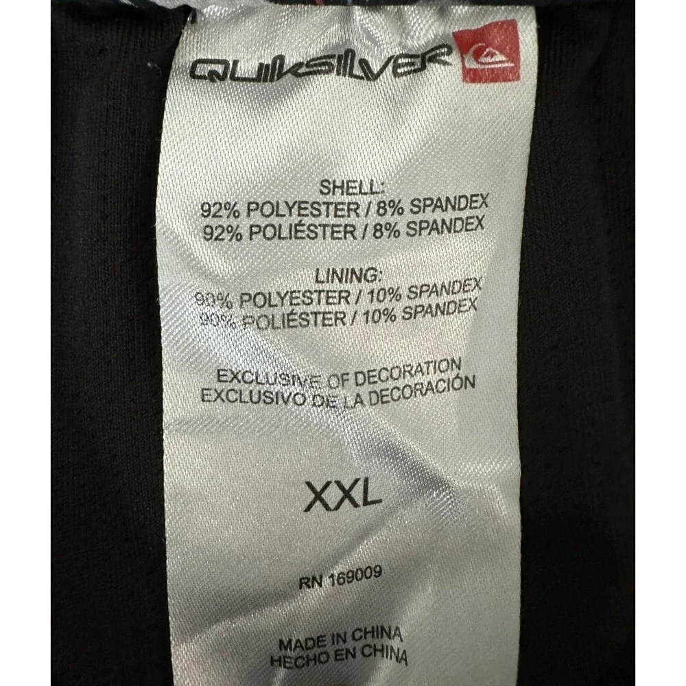 Quiksilver Mens XXL Board Shorts Swim Trunks Size XXL Lined 7